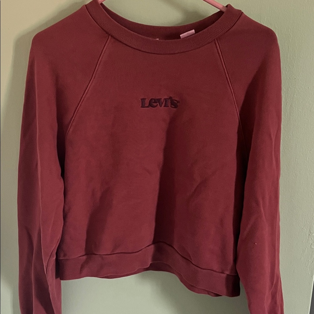 Levi's Women's Burgundy Sweatshirt